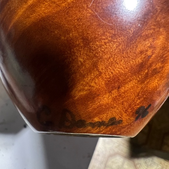 California handcrafted MUIR Woods Manzanita vase. Hand signed. - Picture 3 of 3